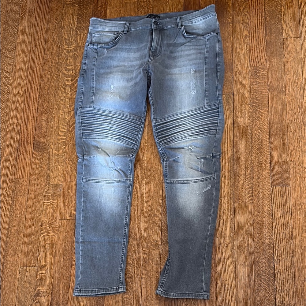 ZARA Man Gray Jeans sz 36